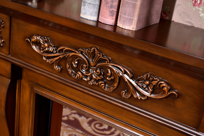 Semineu electric Premium TORINO mini, maro, 1500 W, (IxLxA): 1020x1200x330 mm, efect 3D, telecomanda [4]