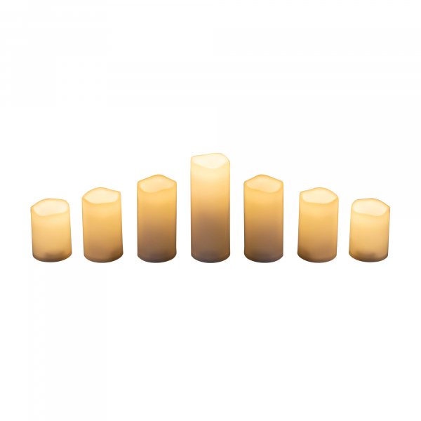 Set lumanari LED, pentru exterior, cu telecomanda [2]