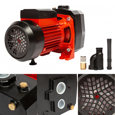 Pompa de suprafata cu ejector Heber® DP505, 1500W, 2900rpm, adancime maxima de absorbtie 40m, debit 100 l/min [10]