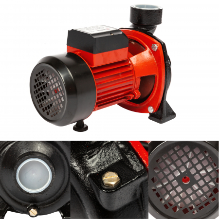 Pompa apa de suprafata, Heber®, HM/5B, 220V, 750W, 350l/min, H refulare 18m [8]