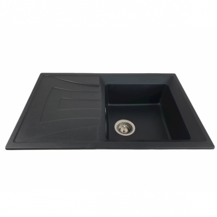MIXXUS HB8104-G226 NEGRU, chiuveta bucatarie dreptunghiulara din granit [0]