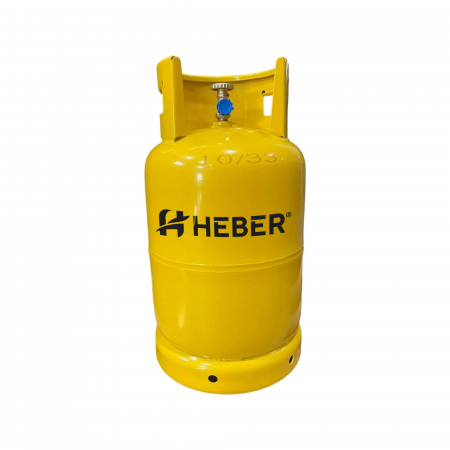 Produse uz casnic - Butelie GPL din metal Heber® cu guler, 26 L, 11 kg, filet 1/2, nealimentata cu gaz