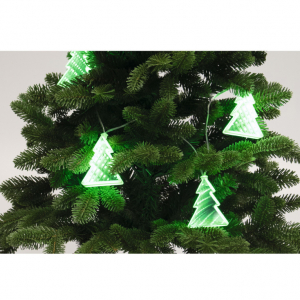 Decor ghirlandă LED-uri, cu oglinda, brad [3]