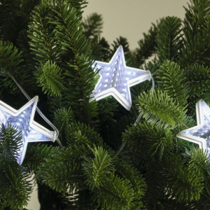 Decor ghirlandă LED-uri, cu oglinda, stea [0]