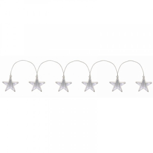 Decor ghirlandă LED-uri, cu oglinda, stea [3]