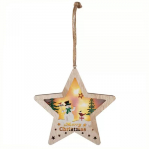 Decor lemn pentru ușă, fereastră, stea [3]