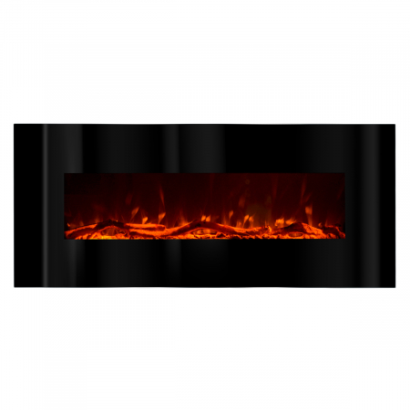 Focar electric de perete Madrid, Dimensiuni (I*L*A) :550*1280*140 mm, Flacara colorata, Telecomanda, 1500W [4]