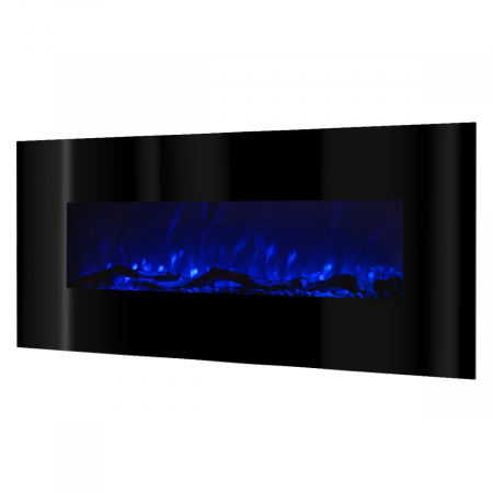 Focar electric de perete Madrid, Dimensiuni (I*L*A) :550*1280*140 mm, Flacara colorata, Telecomanda, 1500W [3]