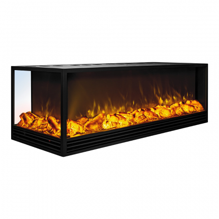 Focar electric Vivien, 1500 W, Efect 3D, Telecomanda [0]