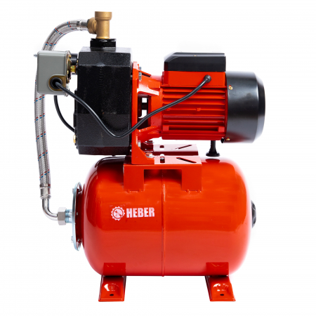 Hidrofor cu ejector, AUTODP505, Heber®, 1500 W, 60L/min, H60m, rezervor 24 litri, adancime absorbtie 40 m [1]