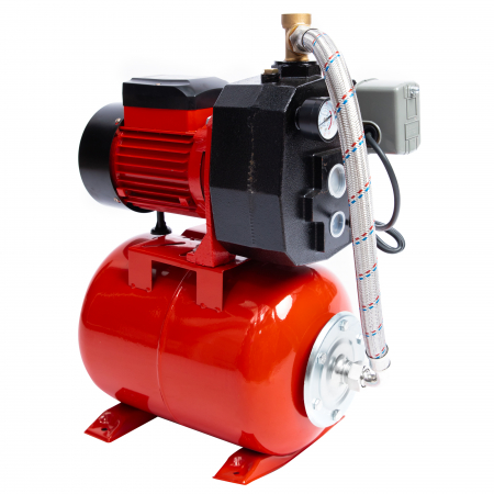 Hidrofor cu ejector, AUTODP505, Heber®, 1500 W, 60L/min, H60m, rezervor 24 litri, adancime absorbtie 40 m [7]
