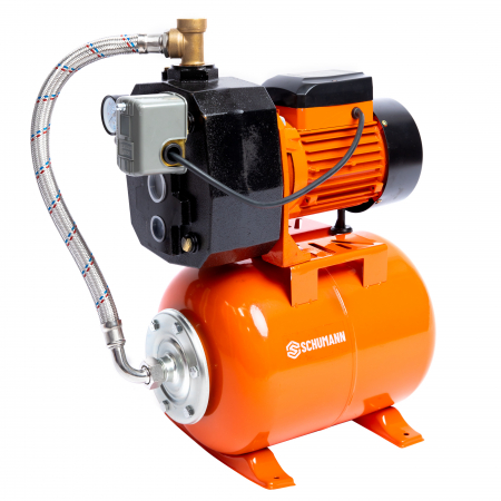 Hidrofoare - Hidrofor cu ejector, AUTODP505, Schumann®, 1500 W, 60L/min, H60m, rezervor 24 litri, adancime absorbtie 40 m