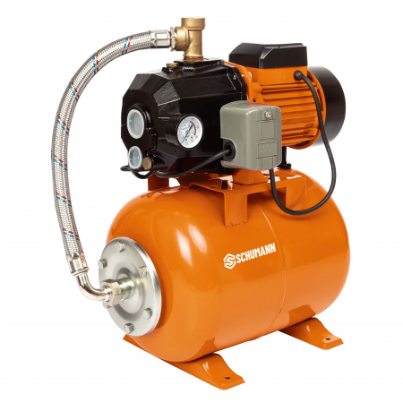 Hidrofoare - Hidrofor de mare putere cu ejector, SCHUMANN® 1500 W, 60L/min, H60m, rezervor 24 litri