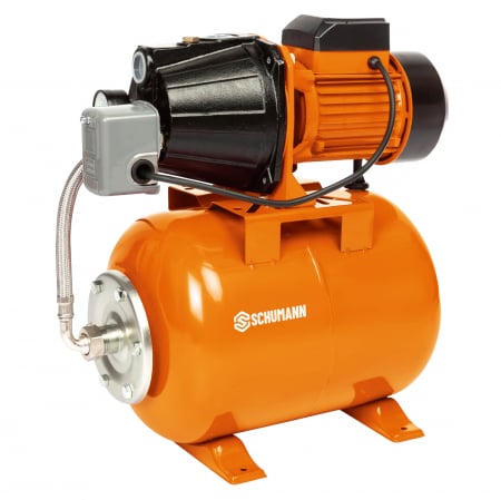 Hidrofoare - Hidrofor SCHUMANN®, AUTOJET80S, 24L, 1500W, 60l/min, H refulare 45 m, cu turbina din inox