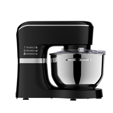Mixer cu bol din inox Heber® HBR-1503N, 2000 W, Afisaj Digital, Timer, Bol 6.2 L inox, 6 Viteze, Functie Pulse, Miscare eliptica, Negru [8]