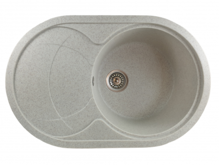 MIXXUS HB8310-G319 NISIP, chiuveta ovala bucatarie granit [0]