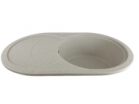 MIXXUS HB8310-G319 NISIP, chiuveta ovala bucatarie granit [1]