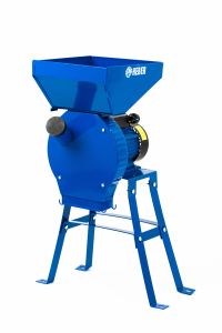 Moara electrica cu suport din metal pentru cereale si stiuleti (2 in 1), HEBER®, Cuva Mare, motor 3,5 kw (100% cupru), 3000 rpm, 300 kg/h, 4 site de rezerva, 20 ciocanele [2]