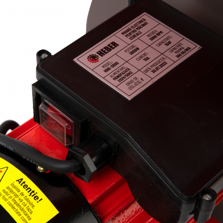 Moara electrica Heber®, 3.8 kw 3000 rpm motor 100% cupru, 300 kg/ora, cuva mare, 20 de ciocanele pentru cereale si stiuleti + sac, surubelnita, perie [5]