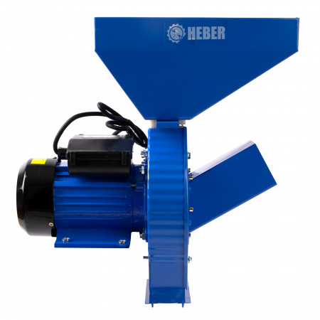 Moara electrica Heber®, pentru lucerna, furaje si cereale ,(3 in 1) , 3.9 Kw, 3000 Rpm, 300 kg/h [1]