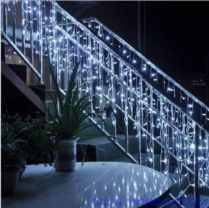 Perdea de lumini, 100 LED, alb, pentru exterior, cu legare in serie [0]