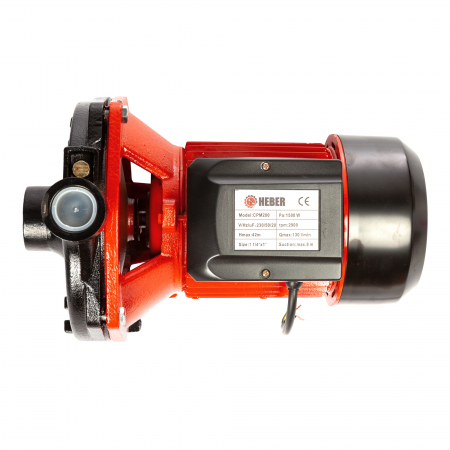 Pompa apa de suprafata, CPM 200, Heber® 1500 W, 130L/minut, racord 1", inaltime refulare 42 m [8]