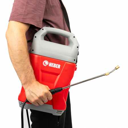 Pompa de stropit electrica Heber® , cu acumulator LI-ION, 5L, lance extensibila, cu duza din bronz [5]