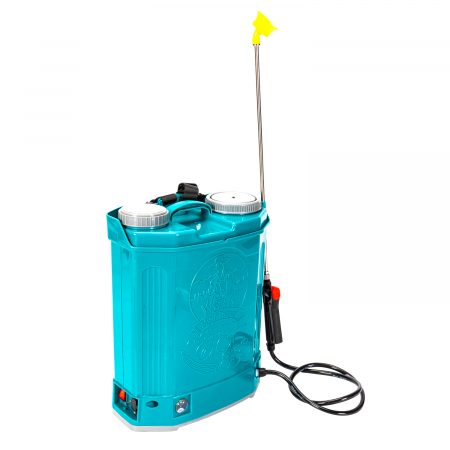 Pompa de stropit cu acumulator Micul Fermier, 20L, 12 V, 3 duze incluse, Vermorel Electric [2]