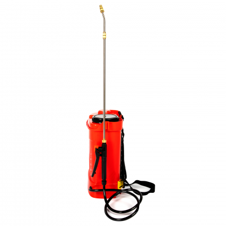 Pompa de stropit electrica , HEBER, 12 L, acumulator, regulator presiune,5 duze incluse [8]