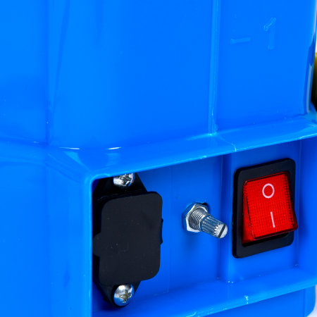 Pompa de stropit electrica + manuala 2 in 1, Schumann®, 16 L, acumulator, 6 BAR, regulator, 5 duze de stropire incluse [11]