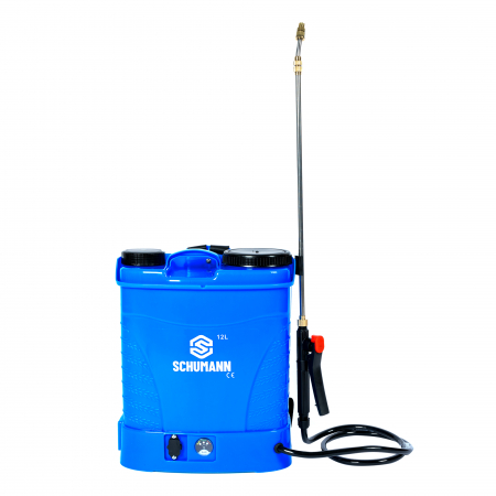 Pompa de stropit electrica, Schumann®, 12 L, acumulator, 6 BAR, regulator, 5 duze de stropire incluse [2]