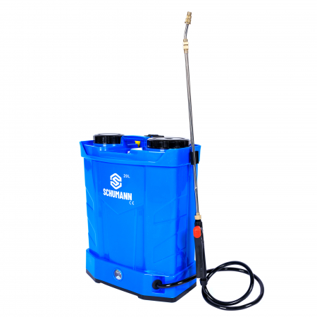 Pompa de stropit electrica, Schumann®, 20 L, acumulator, 6 BAR, regulator, 5 duze de stropire incluse [3]