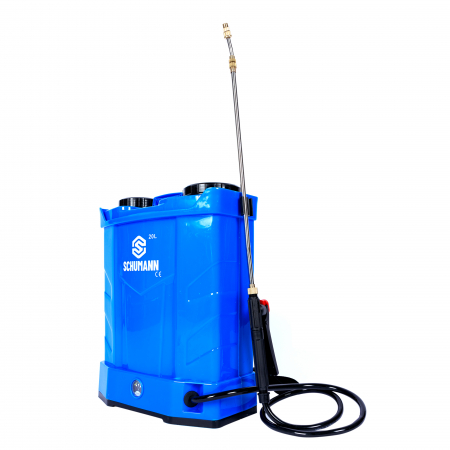 Pompa de stropit electrica, Schumann®, 20 L, acumulator, 6 BAR, regulator, 5 duze de stropire incluse [7]