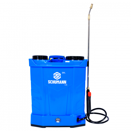 Pompa de stropit electrica, Schumann®, 20 L, acumulator, 6 BAR, regulator, 5 duze de stropire incluse [2]