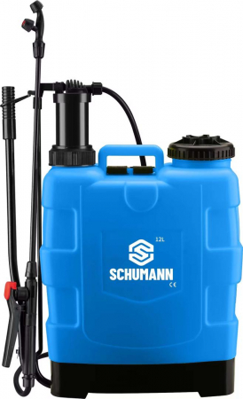 Pompe de stropit - Pompa manuala de stropit cu presiune, Schumannr®,12 litrii cu duze incluse