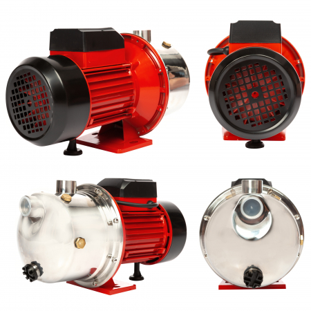 Pompa de suprafata din inox si fonta, Heber®, Heber JS100, putere 1100W, debit 50l/min, H refulare 45m [8]