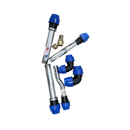 Hidrofoare - Kit complet schema pentru montaj pentru hidrofor cu ejector cu absorbtie intre 9 si 40 metri