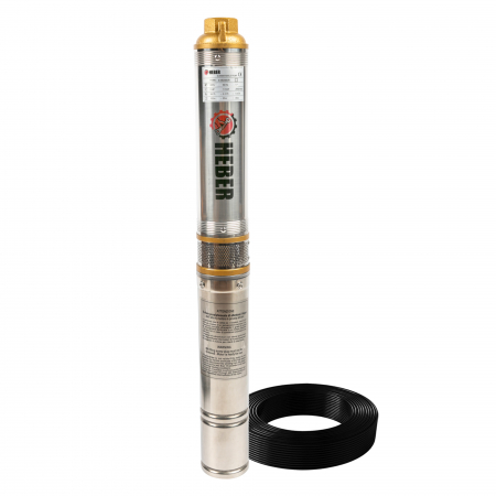 Pompa submersibila multietajata, Heber® 3.5SDM 2/8, 1500W, cu 8 turbine, cablu de alimentare 15 metri [1]
