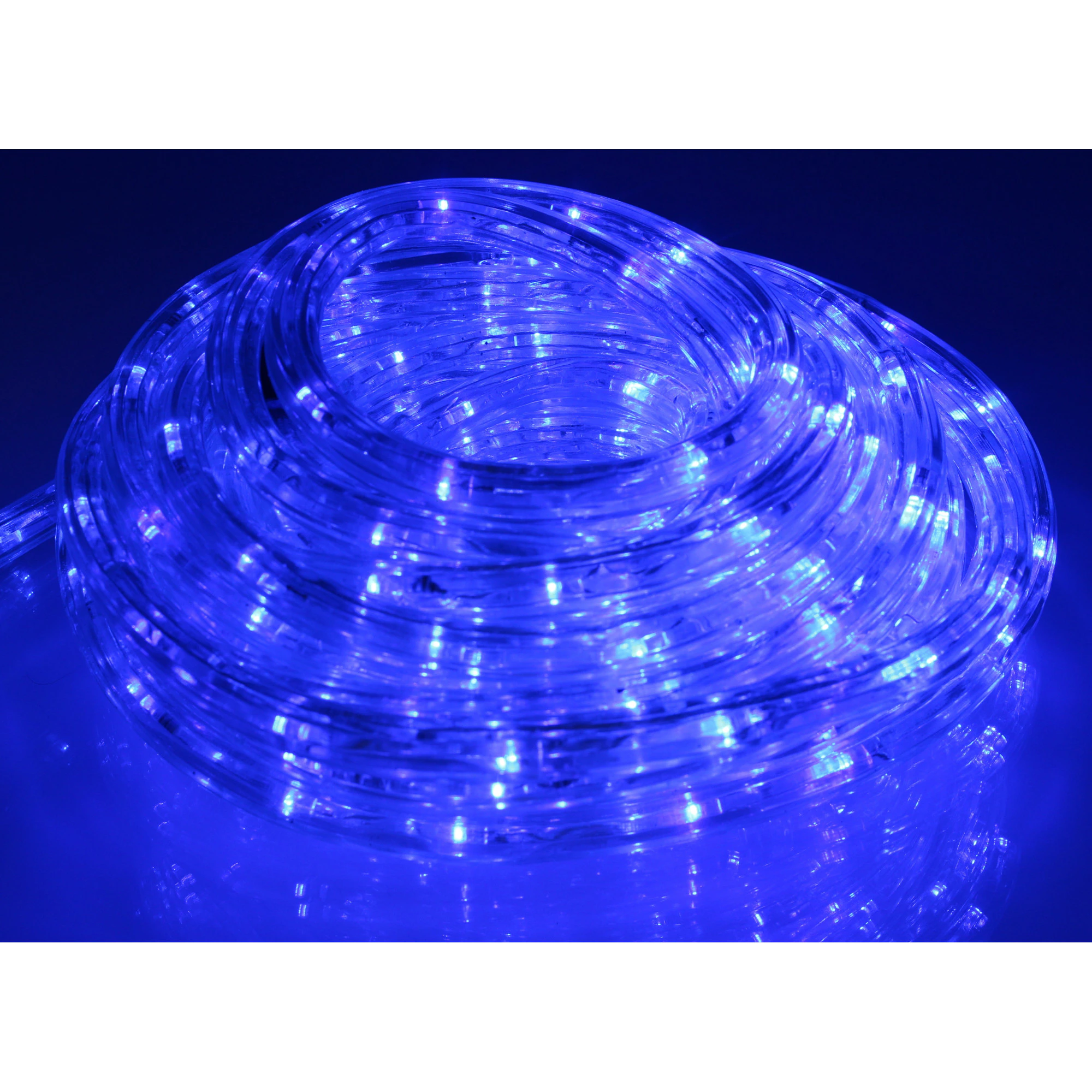 Rola led, furtun luminos de exterior, ALBASTRU, 100 m, alimentator inclus [3]