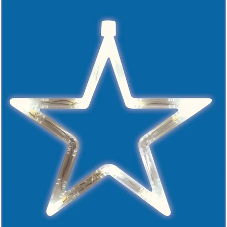 Decor pentru fereastră, cu LED, stea, 19 cm, 4,5V [2]