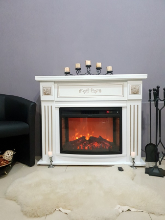 Semineu Diana cu focar electric Zakynthos, Dimensiuni 933x1117x270 mm, Efect 3D, Telecomanda [2]