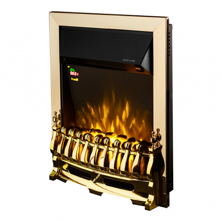 Semineu electric  Agnes alb & Galileo gold, Dimensiuni (I*L*A) :850*880*300 mm, 2000W, 2 trepte de putere, Telecomanda [3]