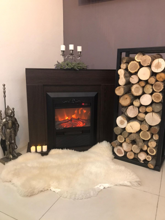 Semineu electric Agnes Wenge & Cristina, Dimensiuni (I*L*A) :850*880*300 mm, Efect 3D, 2000W [2]