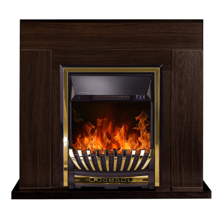 Semineu electric Agnes Wenge & Meridian, Dimensiuni (I*L*A) :850*880*300 mm, 2000W, 2 trepte de putere [0]