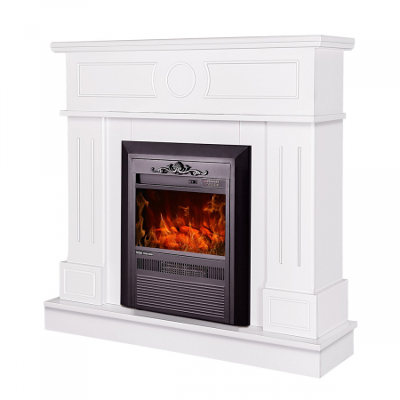 Semineu electric Ambasador alb & Cristina, Dimensiuni 978x1048x300 mm, Telecomanda, Efect 3D [0]