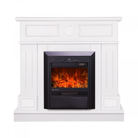 Semineu electric Ambasador alb & Cristina, Dimensiuni 978x1048x300 mm, Telecomanda, Efect 3D [1]