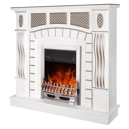 Semineu electric Amsterdam alb & Galileo silver, 2000 W, Dimensiuni (I*L*A) :1100*1150*300 mm [1]