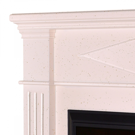 Semineu electric Atena alb, Dimensiuni (I*L*A) :1100*1300*330 mm, Efect 3D, Telecomanda [2]