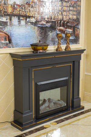 Semineu electric Caesar Black,  Dimensiune (IxLxA) 1200x1500x320 mm [4]