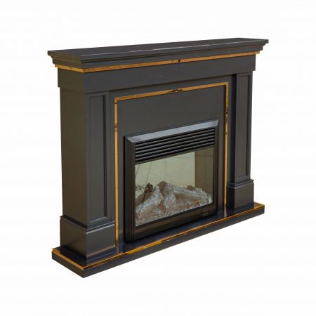 Semineu electric Caesar Black,  Dimensiune (IxLxA) 1200x1500x320 mm [0]